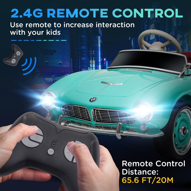 Kids Electric Car with Dual Control and ASTM Safety Be Used for Outdoor Play riding and Birthday Gift Giving
