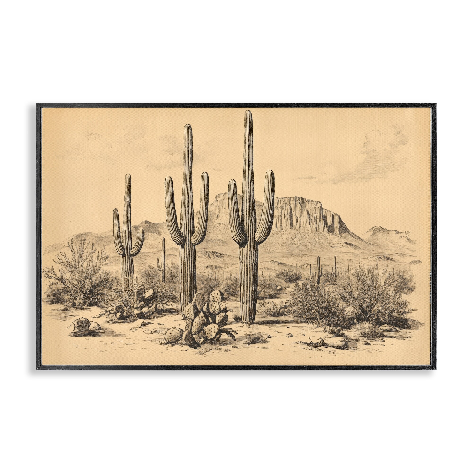 Stupell Lily Cluster in Chinoiserie Vase Framed Giclee Art Design By Petal Prints Design