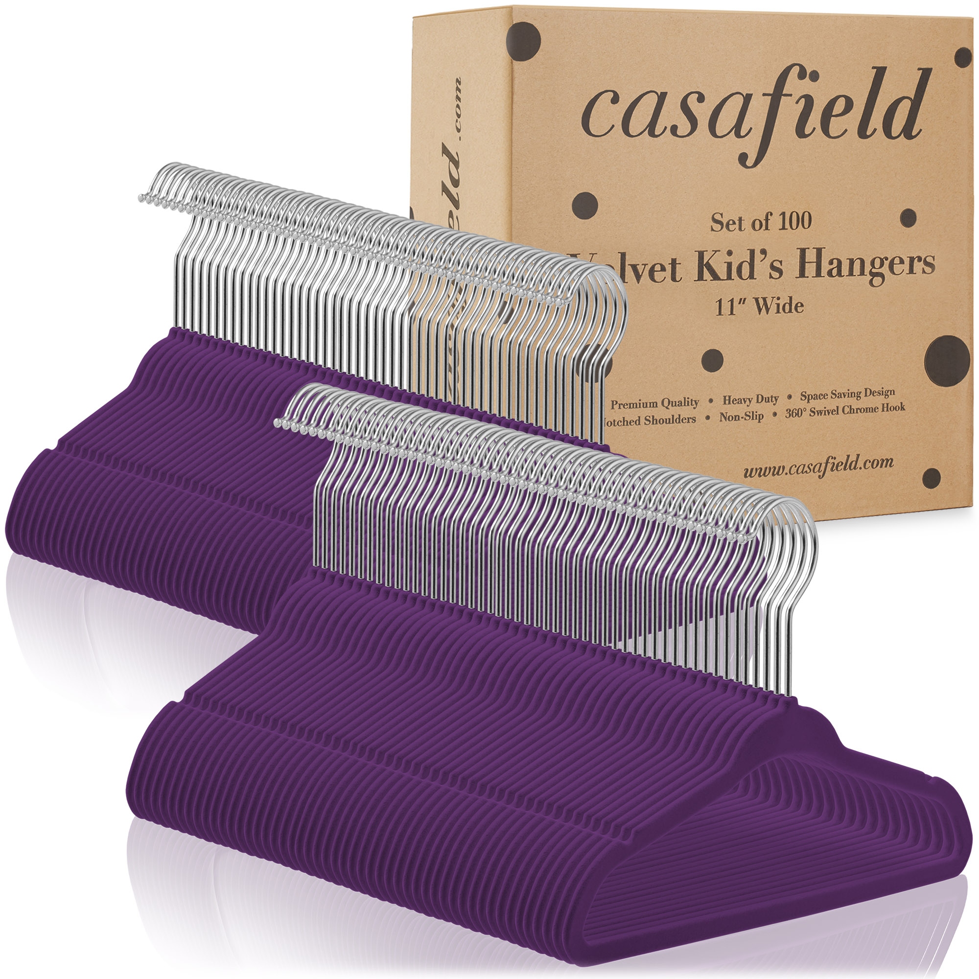 Purple baby hangers sales