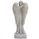 preview thumbnail 6 of 10, Light Grey Resin Praying Angel Garden Statue