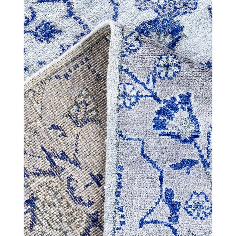 Modern One-of-a-Kind Handmade Area Rug - Beige, 9' 0" x 12' 4" - 9' 0" x 12' 4"
