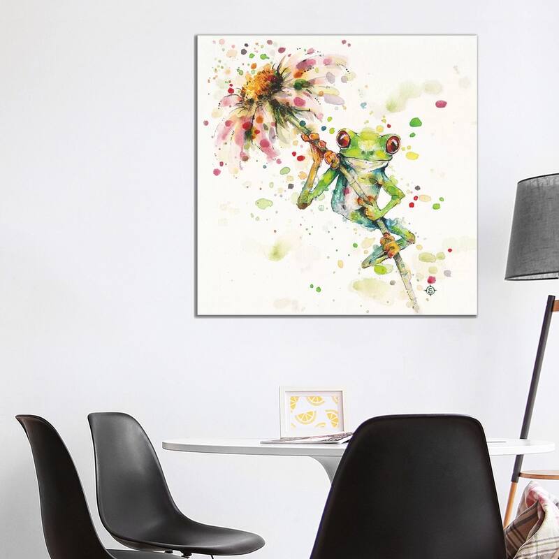 iCanvas "Hello There Bright Eyes" by Sillier Than Sally Canvas Print - 37x37x1.5