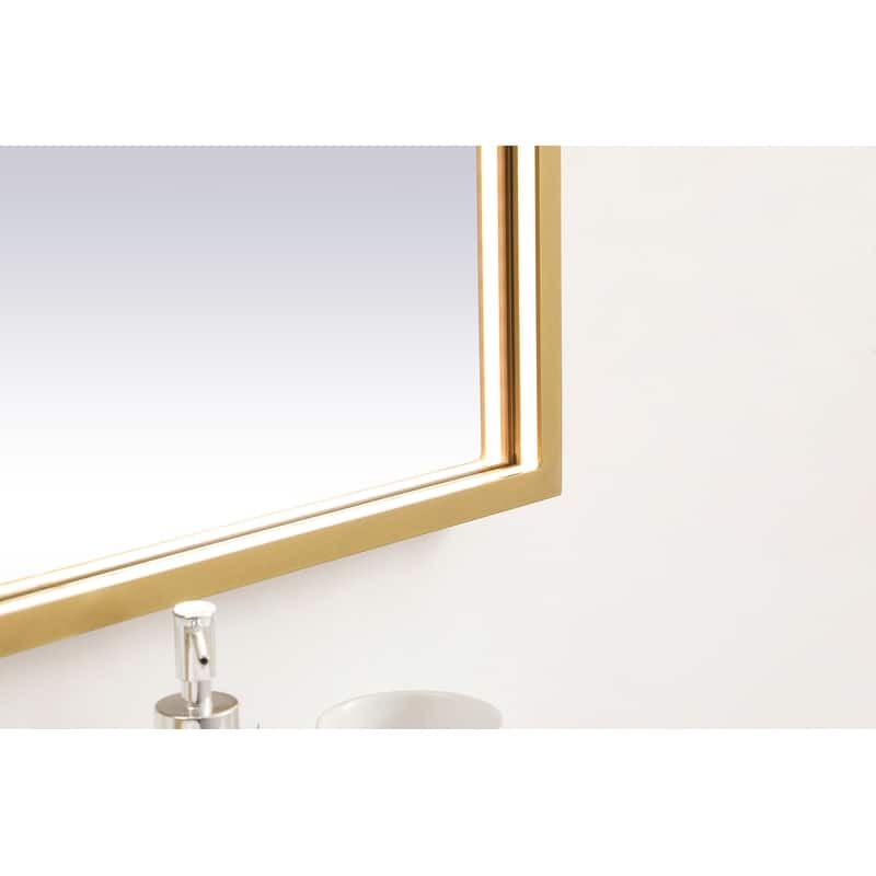 Indigo Home 20x36 inch LED mirror with adjustable color temperature