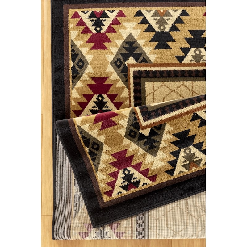 Tribes GC_YLS4007 Cream Southwest Area Rug