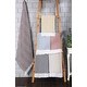 preview thumbnail 1 of 24, Cotton Throw Blankets All-Season Medium Weight | Set of 2 | Chevron Design (50''x60'')