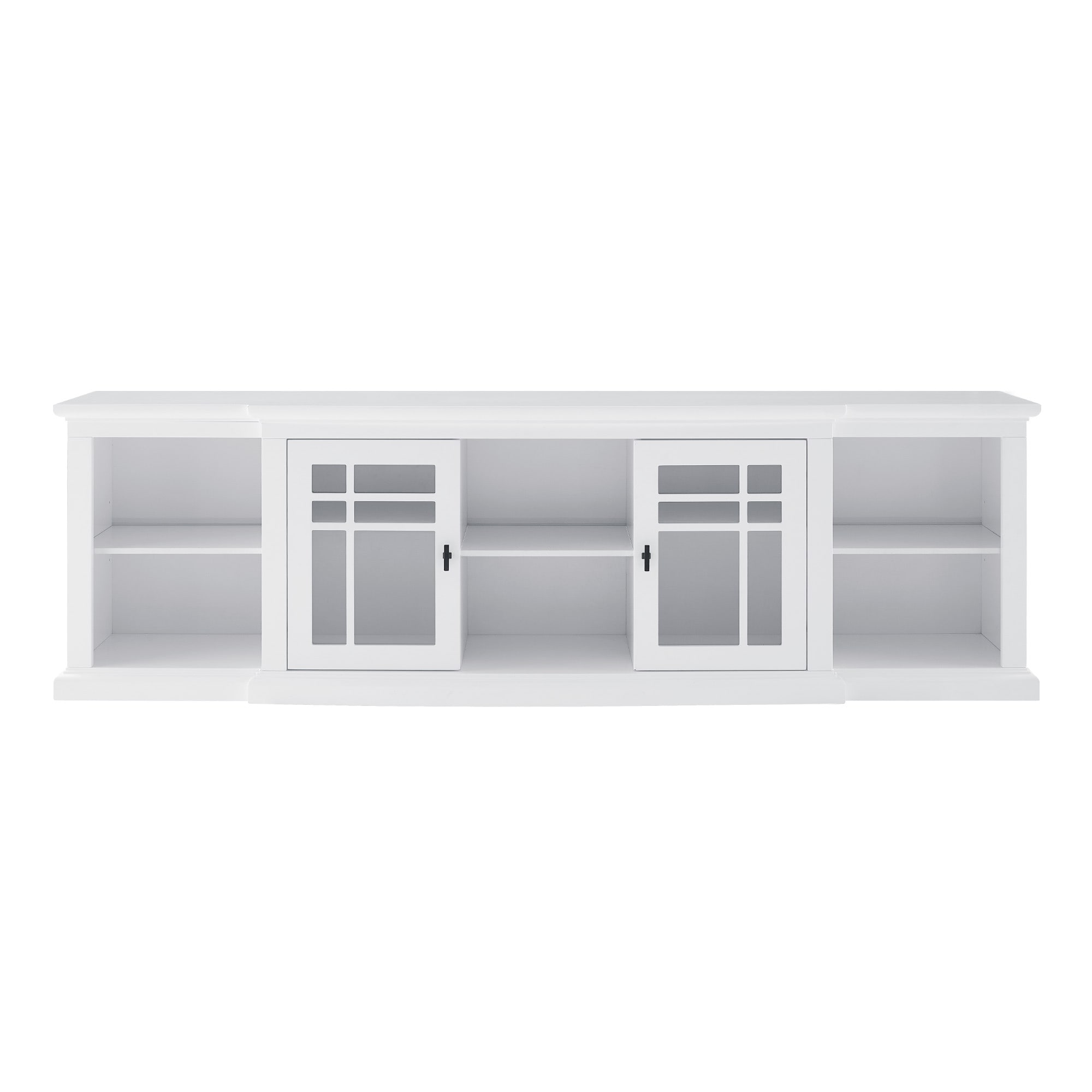 Walker Edison 80-inch Classic Breakfront TV Stand - Overstock