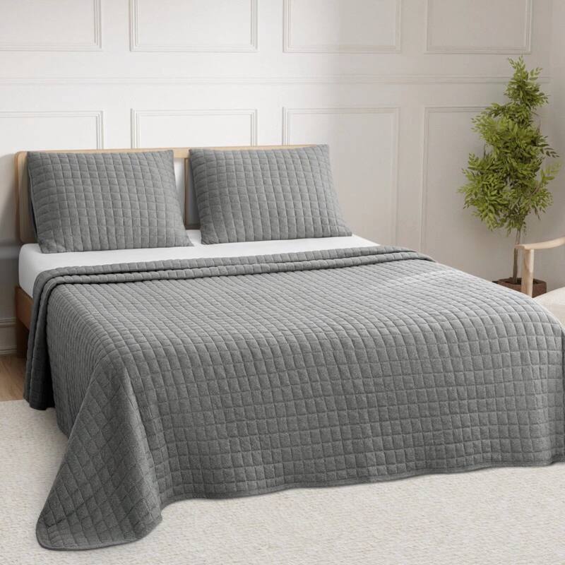3-Piece Soft Jersey Knit Quilt Set