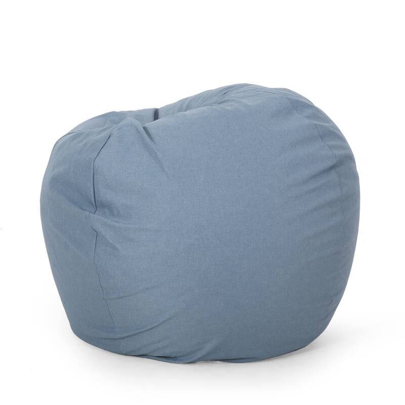Chisal 3 Foot bean bag, Comfortable Faux Fur Seating for Bedrooms Teal