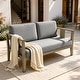 preview thumbnail 174 of 195, Outdoor Teak Solid Wood Patio Furniture Set Loveseat Armchair Table Collection