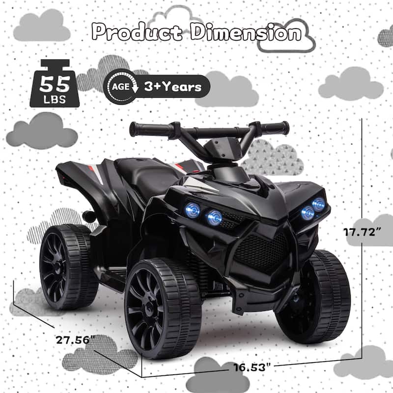 4 Wheeler ATV, Wear-Resistant Wheels
