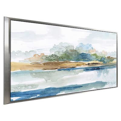 "Blue Solace" Print on Floating Canvas