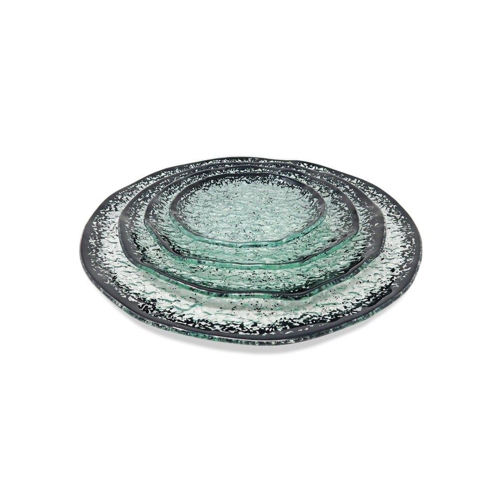 IMAX Home 83283 Persimmon Glass Decorative Plate with Stand by Trisha -  Orange - Bed Bath & Beyond - 27547229