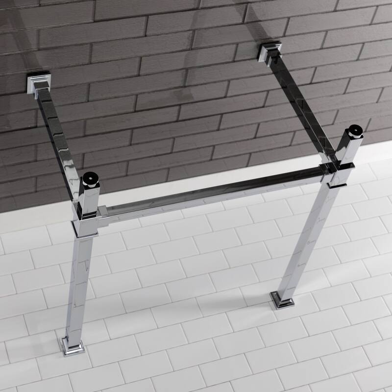 Kingston Brass Fauceture Stainless Steel Console Sink Legs