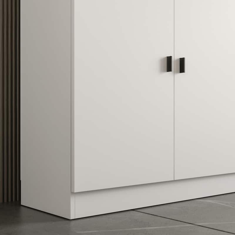 Timechee Combined Bookcase Kitchen Cabinet Display Cabinet Pantry