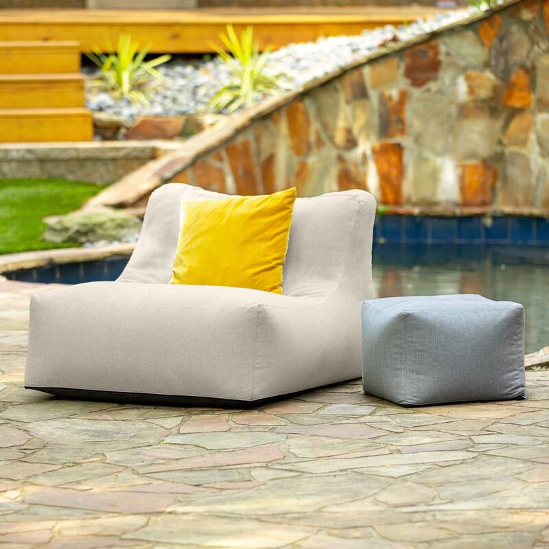 Coza Outdoor Chair - Large Bean Bag Lounge Chair for Poolside & Patio Lounging