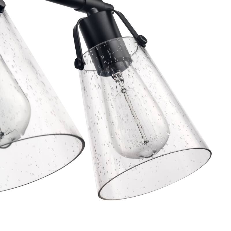 Modern Vanity Light Wall Mount Sconces with Glass Shade