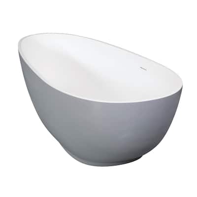Kingston Brass VRTOV683321WG Arcticstone 67" Free Standing Solid