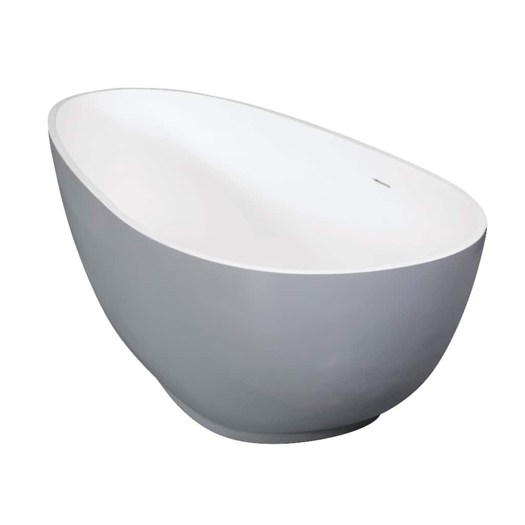 Kingston Brass VRTOV683321WG Arcticstone 67" Free Standing Solid
