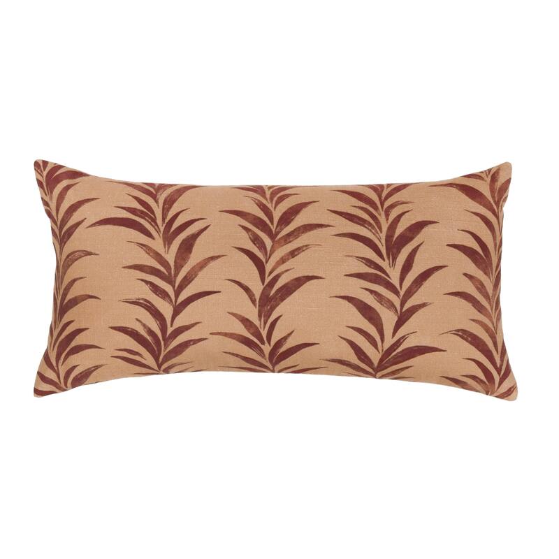 Villa by Classic Home Alula Cotton Fabric Throw Pillow