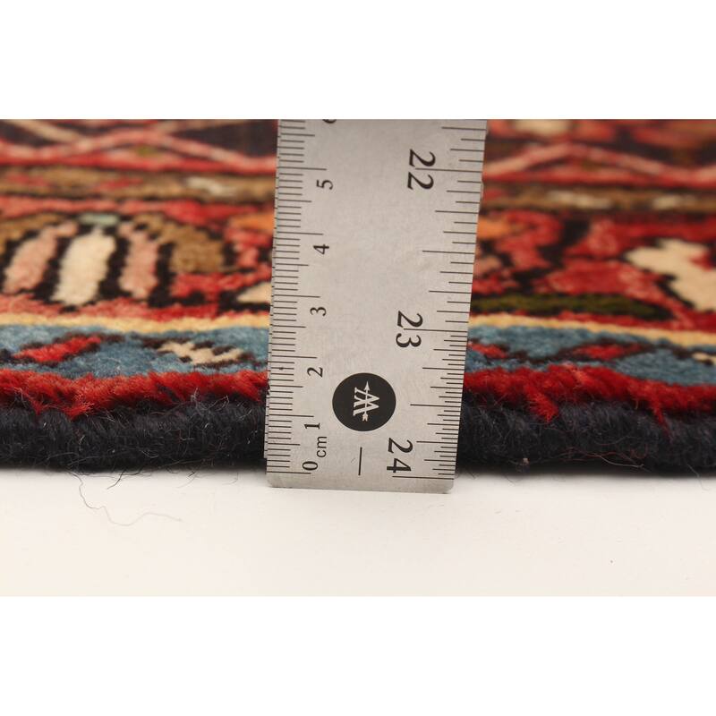 ECARPETGALLERY Hand-knotted Andelz Navy Wool Rug - 3'7 x 8'4