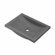 preview thumbnail 15 of 49, Cabrillo 21-inch NativeStone Undermount Bathroom Sink - 20.75" x 14.75" x 5" Slate