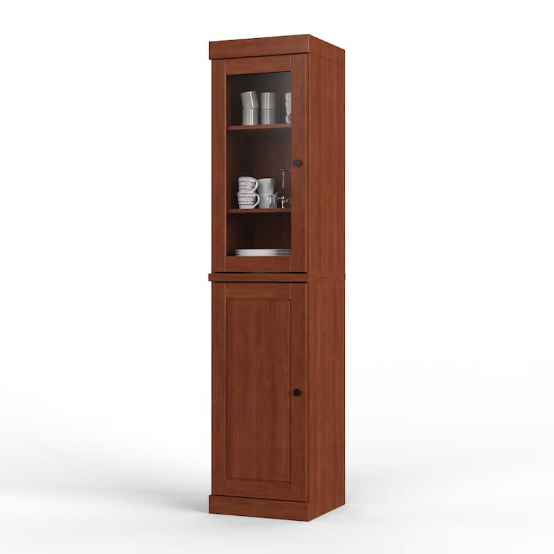 100% Solid Wood 16.5" Kitchen Pantry Cabinet with Doors by Palace Imports
