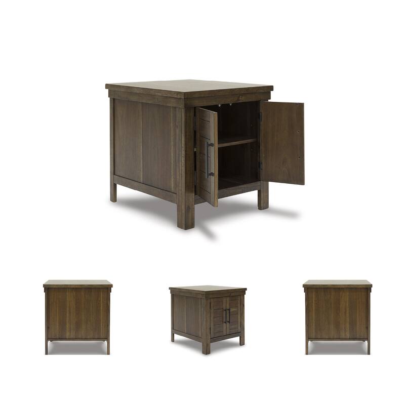 Signature Design by Ashley Moriville Brown End Table - 24"W x 26"D x 25"H