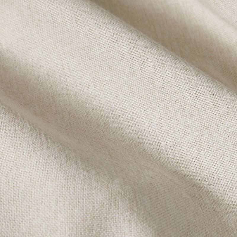 Madison Park Oslow Solid Piece Dyed Grommet Top Single Curtain Panel