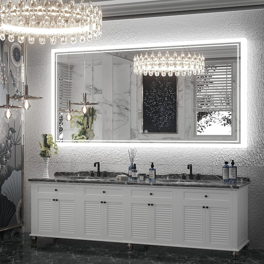 TokeShimi LED Bathroom Vanity Wall Mirror, 3000K/4500K/6000K Mirror