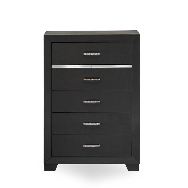 East West Furniture Denali Queen Size Bedroom Set with Upholstered Headboard (Pieces Option)