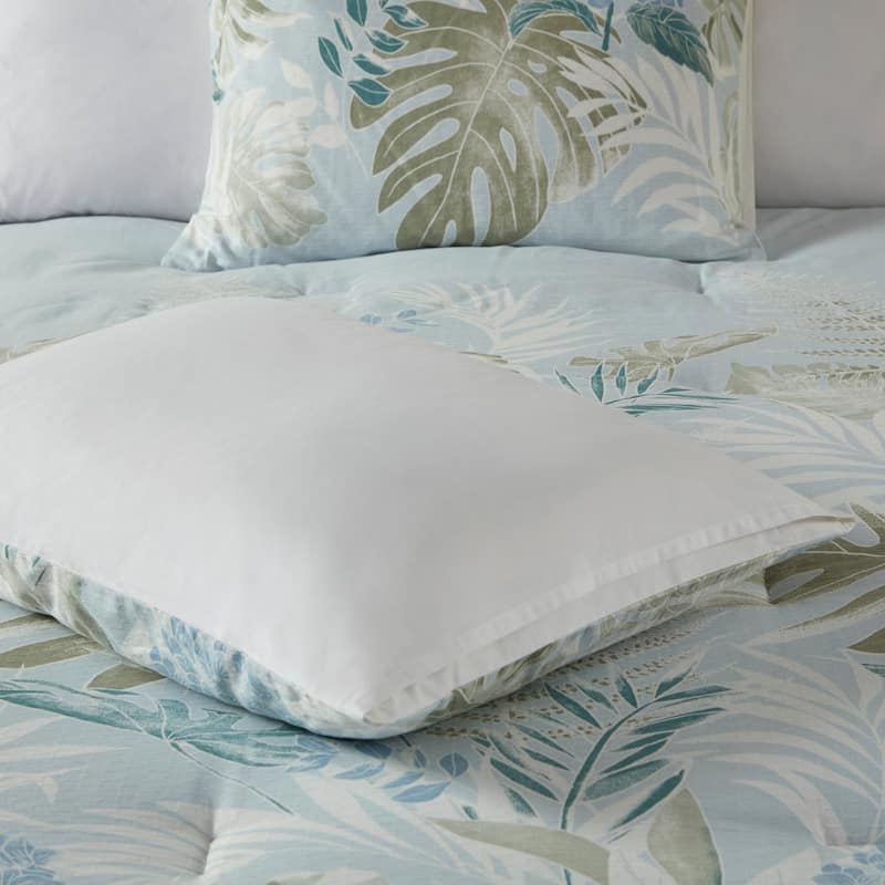 Harbor House Kiawah Island 6 Piece Oversized Cotton Comforter Set with Throw Pillow