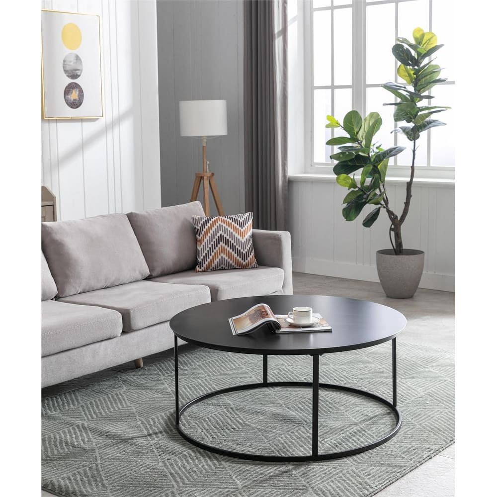 Robertson Round Metal Coffee Table