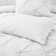 preview thumbnail 31 of 31, 3 Piece Reversible Pintuck Pinch Pleat Comforter Set, Bedding Set for All Season