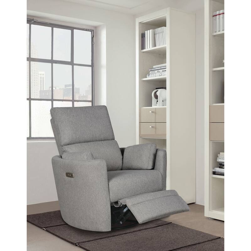 Compass Upholstered Power Swivel Glider