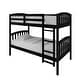 preview thumbnail 8 of 43, CraftPorch Mid-Century Twin Over Twin Bunk Bed