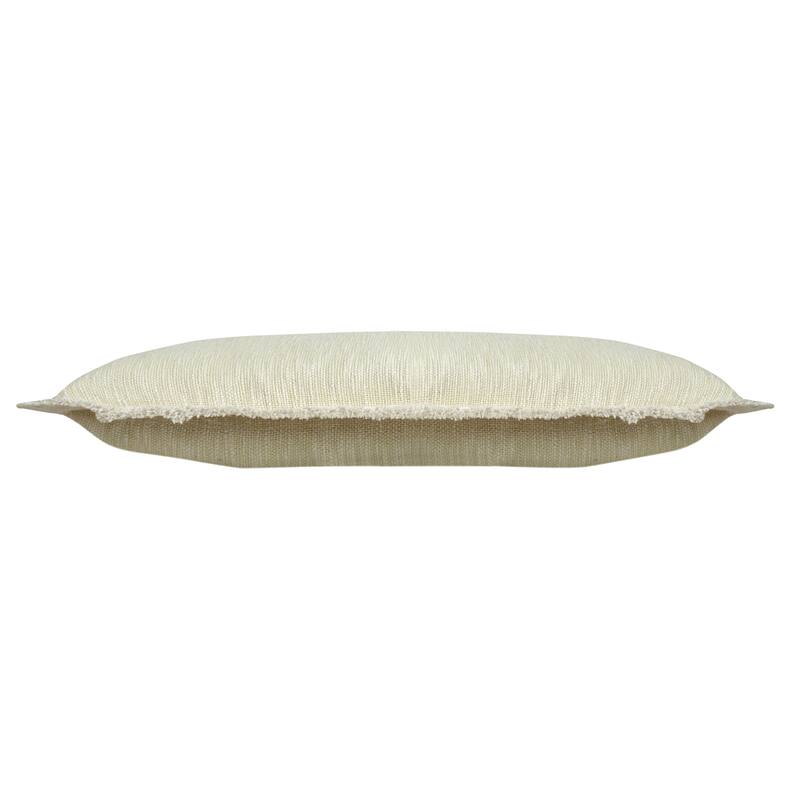 Sevita Two-Tone Cotton Fringe Throw Pillow