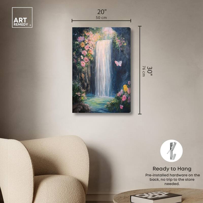Hidden Falls I Canvas by Art Remedy, Gallery Wrapped