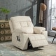 preview thumbnail 11 of 22, Overstuffed Chenille Power Lift Recliner,Lay Flat 71.5 " Length, Dual Motors Recliner with Massage/Heat Infinite Position