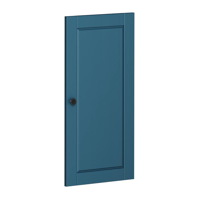 Palace Imports 100% Solid Wood Modular Kitchen Pantry Door Kit - Teal Blue