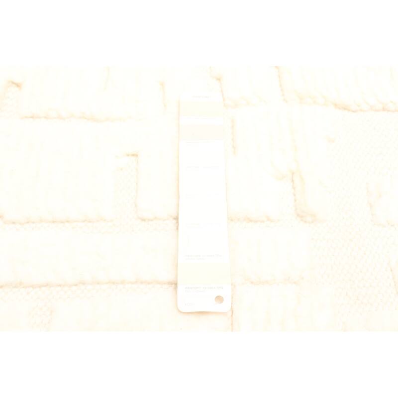 ECARPETGALLERY Hand-knotted Tangier Cream Wool Rug - 4'11 x 7'9