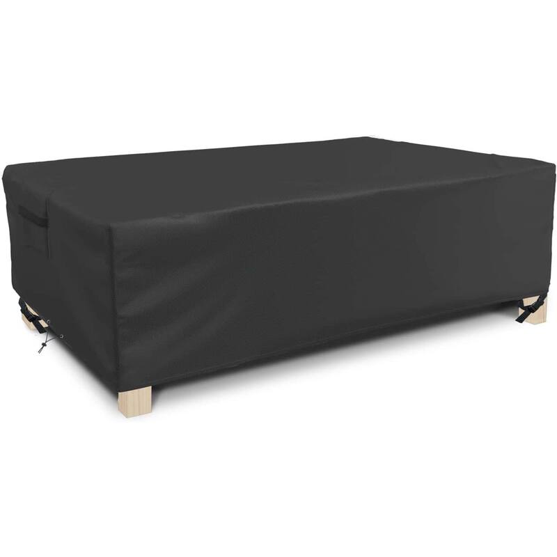 Patio Coffee Table Cover, Waterproof Outdoor Furniture Rectangular Small Table Covers - 126*62*28 - 126"x63"x28"