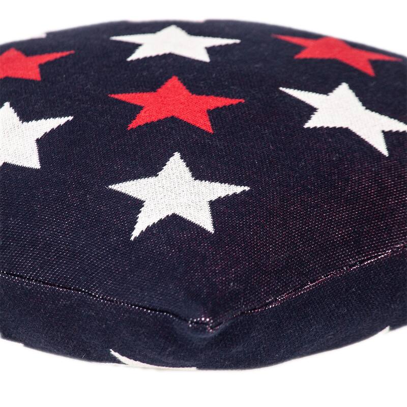 Parkland Collection The Stars Transitional Navy Blue Throw Pillow