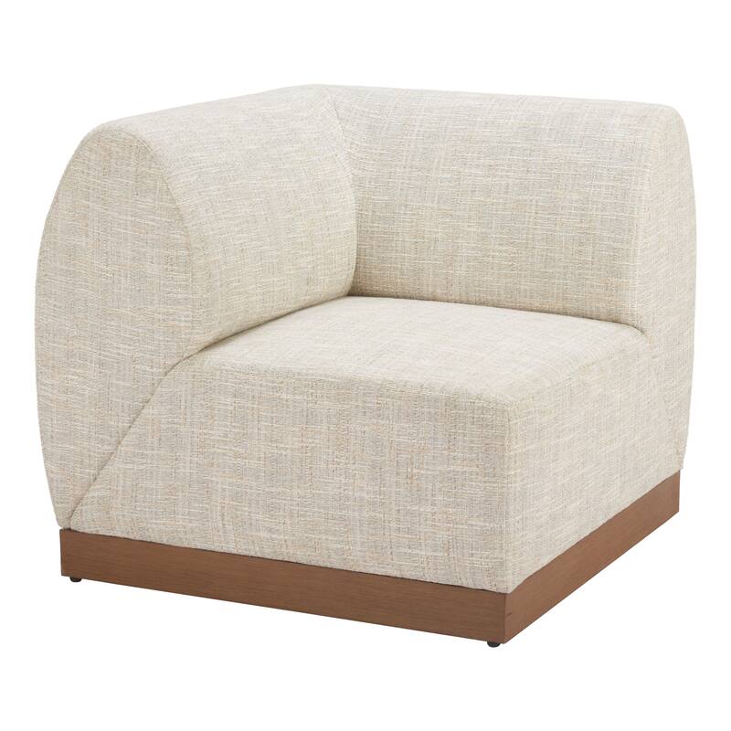 Christy Corner Chair Beige - Beige