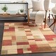 preview thumbnail 1 of 5, Artistic Weavers Woven Colfax Geometric Patches Plush Area Rug
