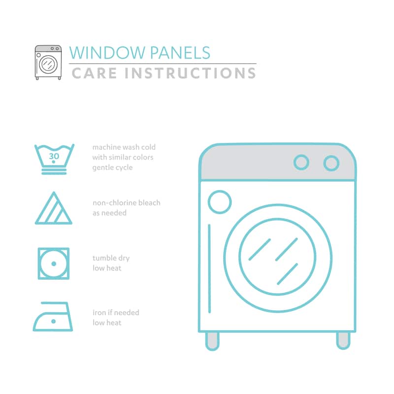 Lush Decor Rowley Birds Room Darkening Curtain Panel Pair