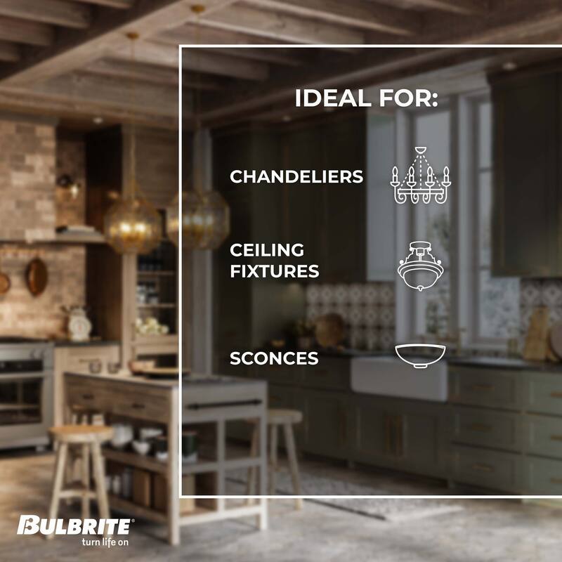 Bulbrite Pack of (4) Dimmable Antique Nostalgic Filament Incandescent Bulb