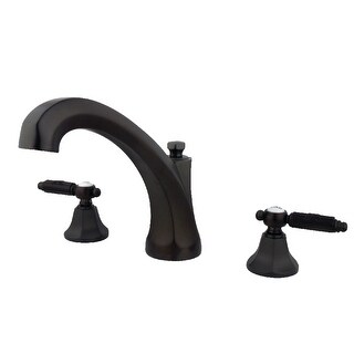 KINGSTON Brass Georgian KS7028GL Two-Handle 3-Hole Wall Mount - View #3