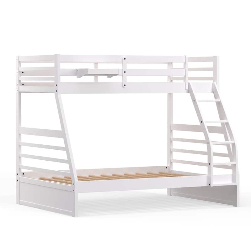 Plana Wood Bunk Bed and Hanging Nightstand