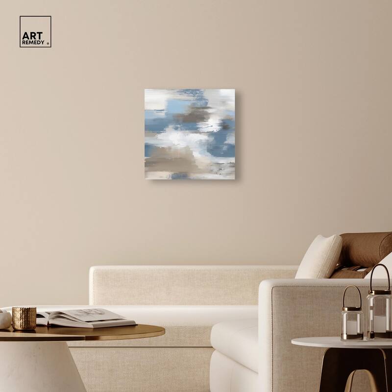 Sand and Snow Canvas by Art Remedy, Gallery Wrapped