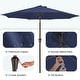preview thumbnail 48 of 76, 9-ft Patio Market Umbrella with Tilting Pole, Waterproof & Breathable Canopy